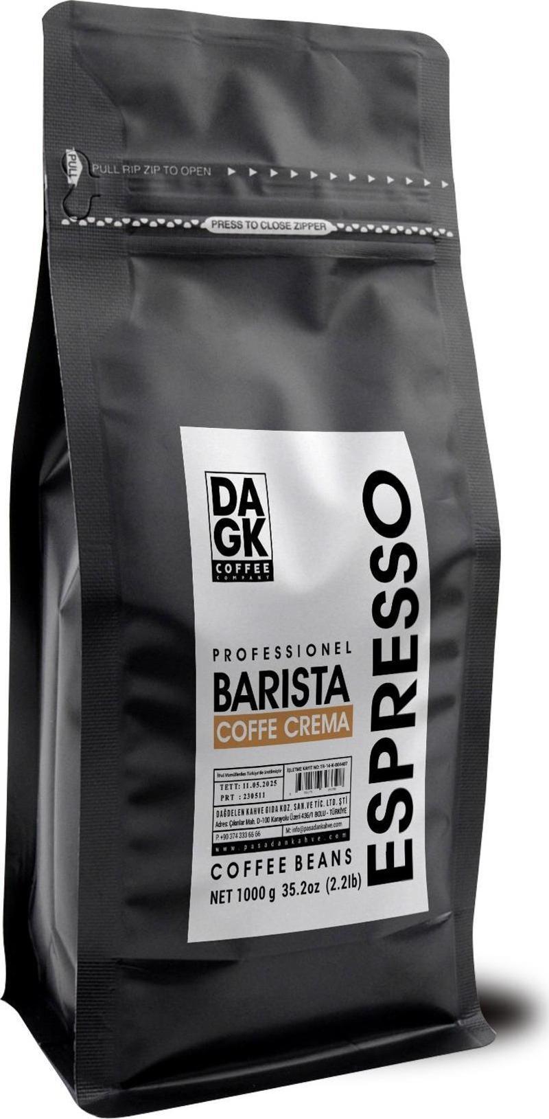 Barista Caffe Crema Espresso Çekirdek Kahve 1000 G
