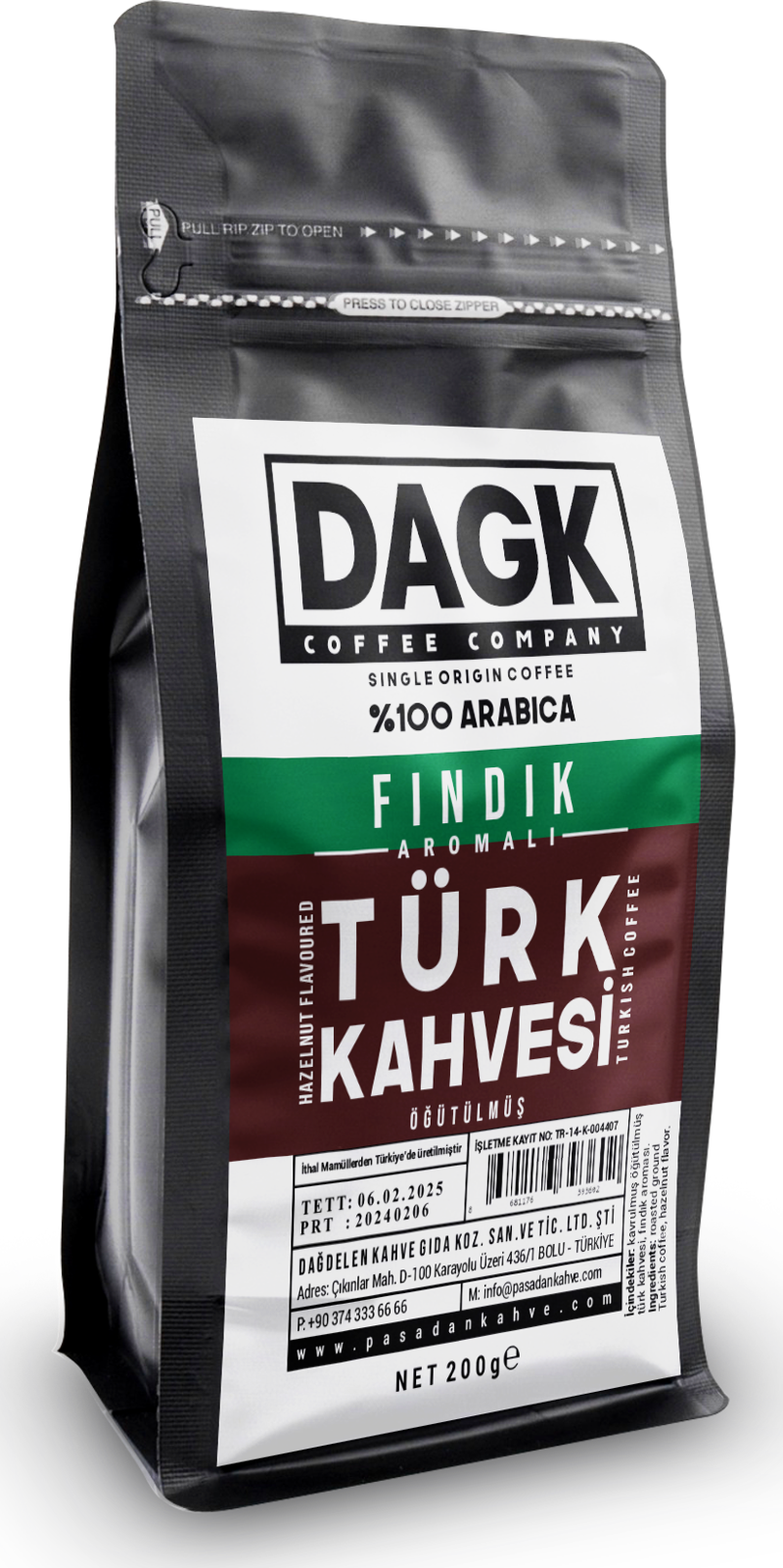 Fındıklı Türk Kahvesi 200g (AROMALI)