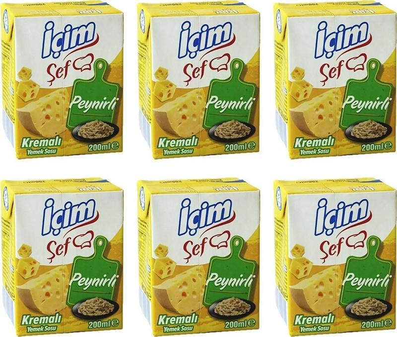 Şef Krema Peynirli 200 Ml x 6 Adet