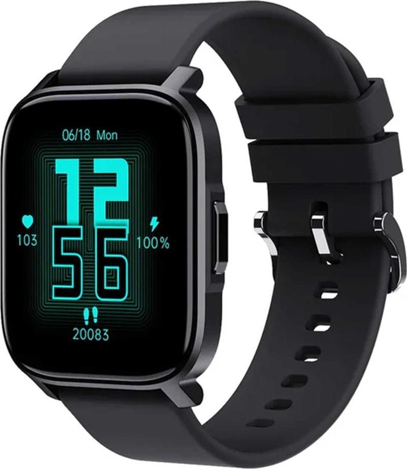 SmartWatch 1S SW-1S 1.69" TFT 11mm Silikon Kordon Bluetooth Akıllı Saat