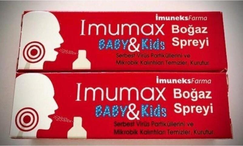 Imumax Baby & Kids Boğaz Spreyi 20Ml*2Adet