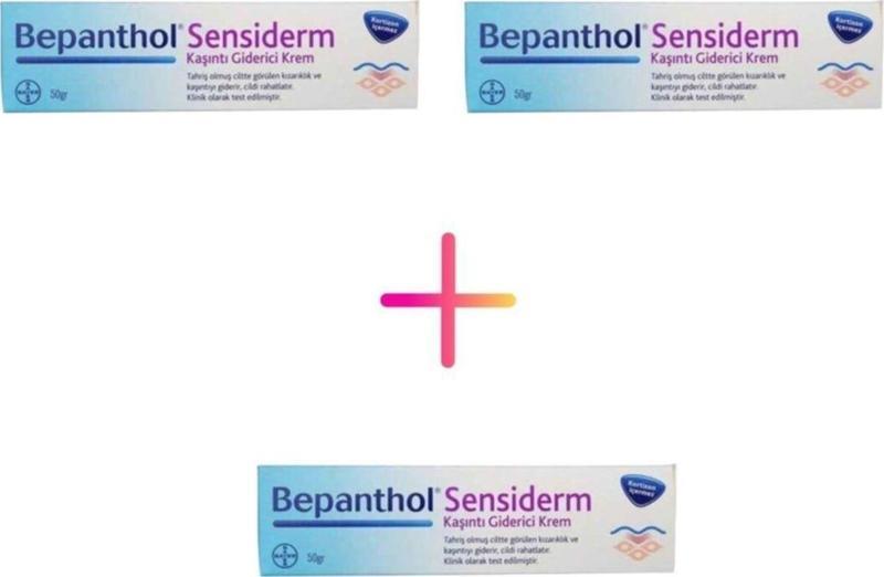 Sensiderm Kaşıntı Giderici Krem 50Gr 3 Adet