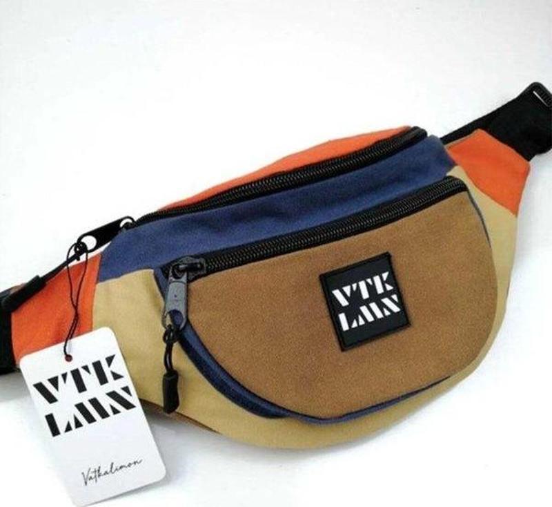 Unisex Renkli Omuz Ve Bel Çantası VTKLMNCNT010