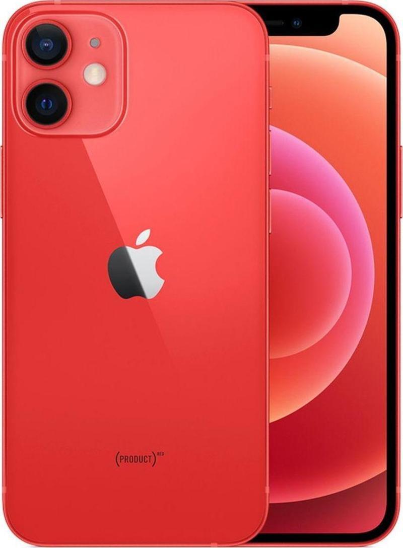 Yenilenmiş İphone 12 Mini 64 Gb Kırmızı B Kalite