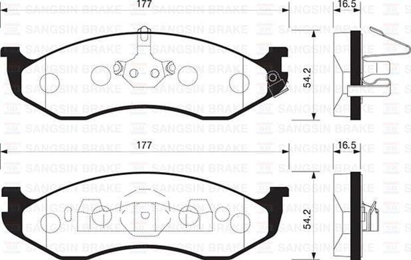 ÖN FREN BALATA JEEP GRAND CHEROKEE I 4.0L 5.2L 91-99 . WRANGLER 96-07