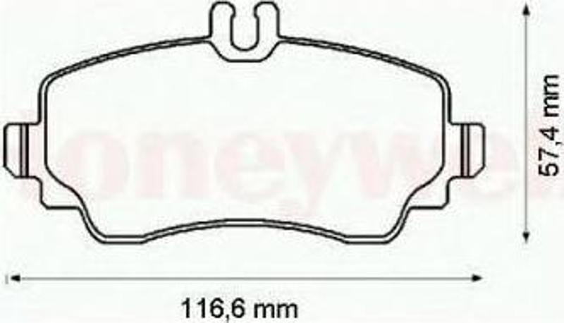 ÖN FREN BALATA MERCEDES A-CLASS W168 99-04