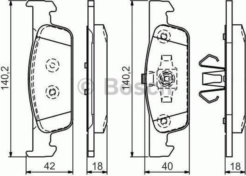 ÖN FREN BALATA RENAULT CLIO IV 0.9L TCE 1.2L 1.5L DCI 12- / DACIA DUSTER. LOGAN II. SANDERO II 1.2L 1.5L DCI 12-