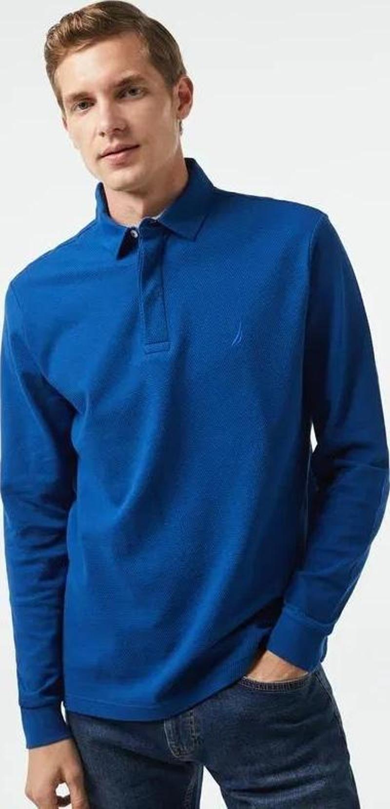 Nautica Erkek Polo Yaka Sweatshirt