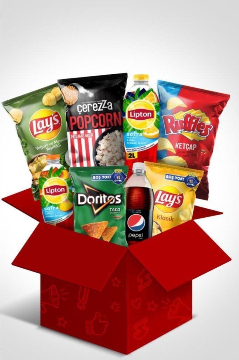 Yaz Cips Ve İçecek Paketi (Lay’S, Ruffles, Doritos, Çerezza, Lipton Ice Tea, Pepsi)