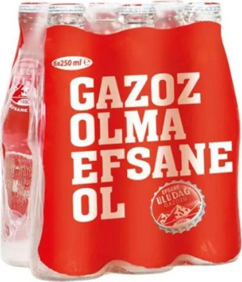 Efsane Gazoz Cam 6X250 Ml (2'Li)