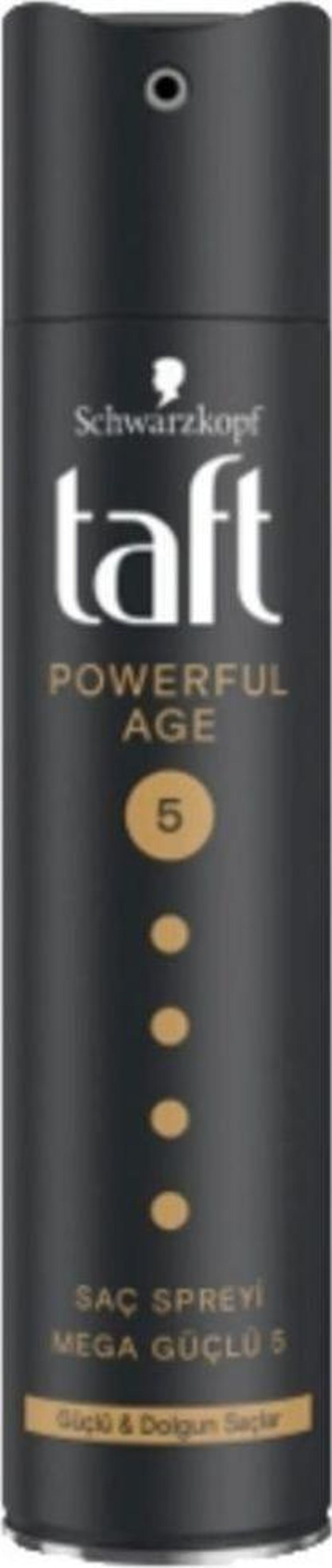 6'Lı Taft Saç Spreyi Powerful 250 Ml. Age