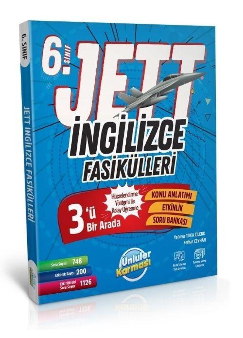 Ünlüler Karması 6. Sınıf Jett İngilizce Fasikülleri