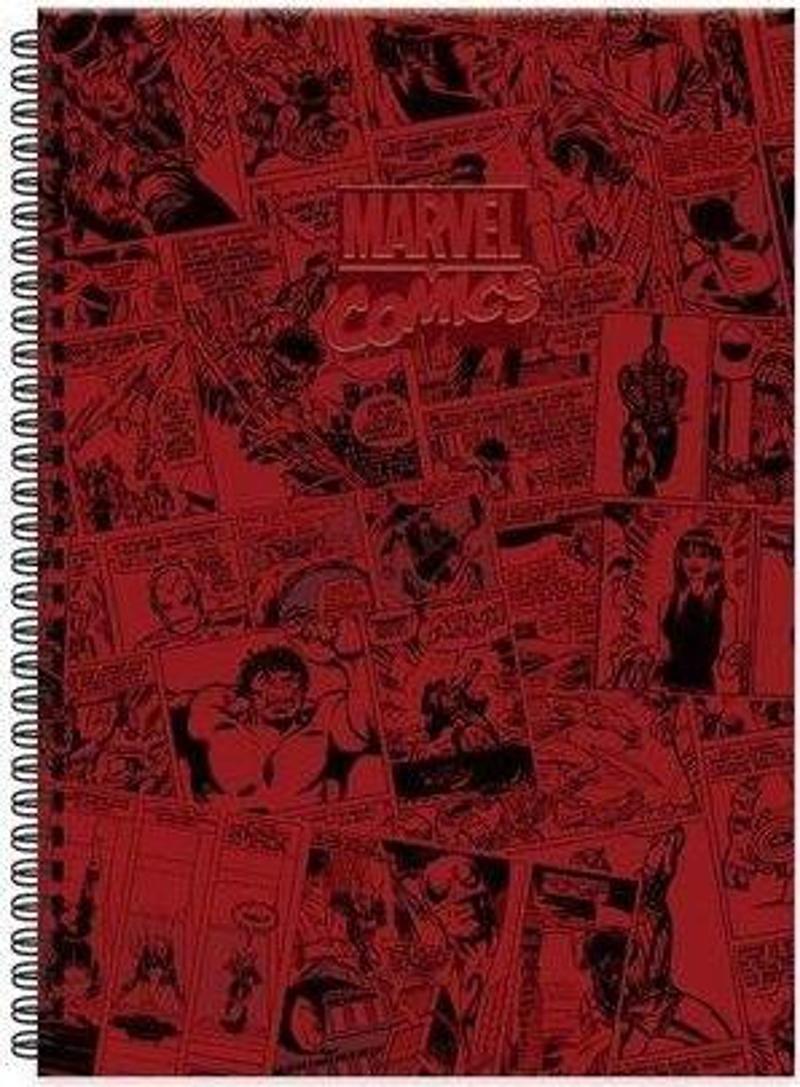 17*24 100 Yaprak  Çizgili Spr.Sert Kapak  Defter - Bordo