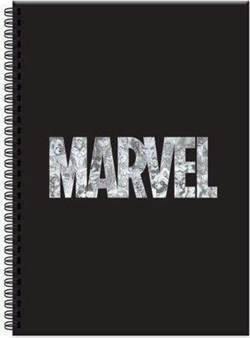 17*24 100 Yaprak  Çizgili Spr.Sert Kapak  Defter - Siyah