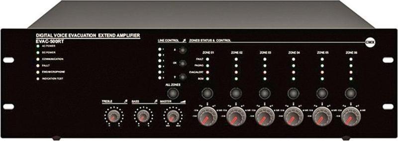 EVAC-500RT Acil Anons Sistemi Yönlendirici Amplifikatör 500W