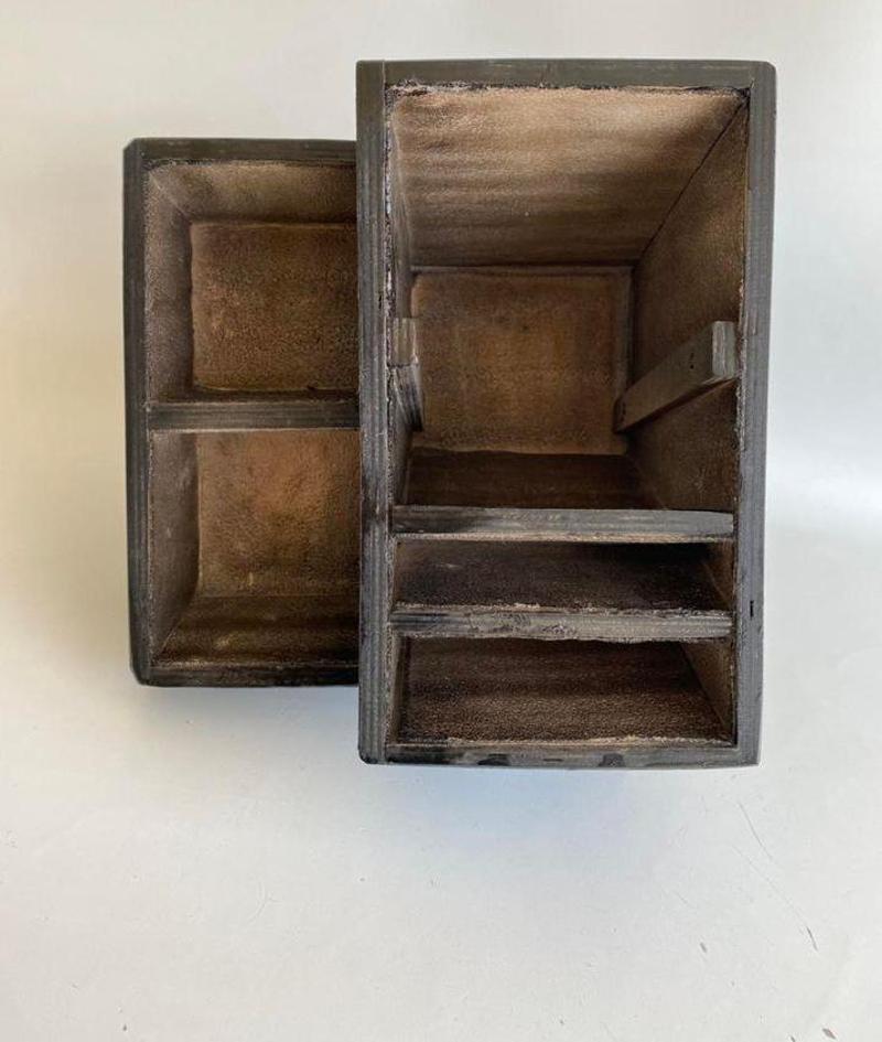Ahşap Organizer Kutu 25x24,5x20 cm