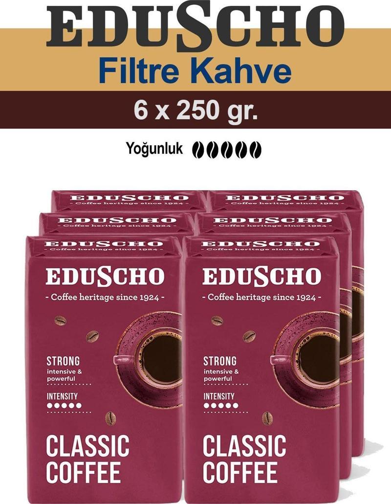 Classic Coffee Strong 6X 250 gr Öğütülmüş Filtre Kahve