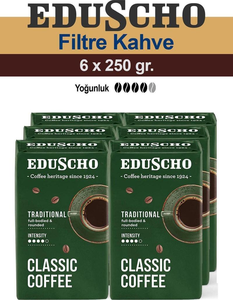 Classic Coffee Traditional 6X 250 gr Öğütülmüş Filtre Kahve