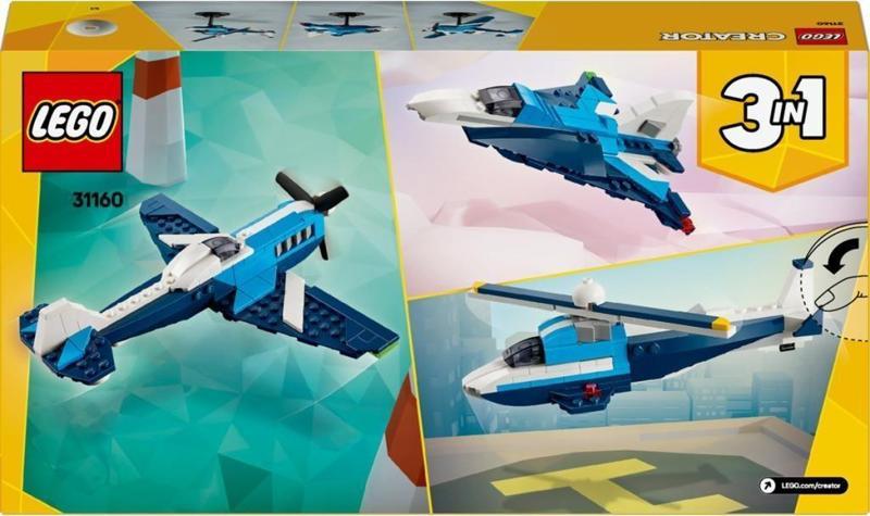 LEGO 31160 Creator 3’ü 1 Arada Uçak: Yarış Uçağı