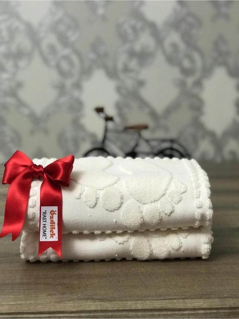 Banyo Ayak Havlusu 2li - Krem