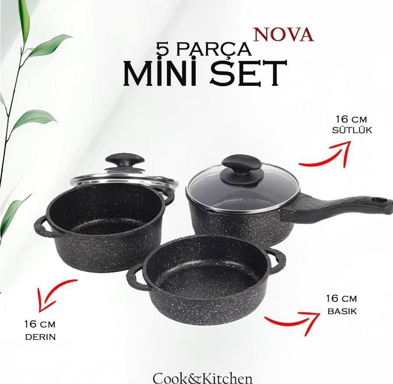 Cook Kitchen Nova 5 Parça Mini Set