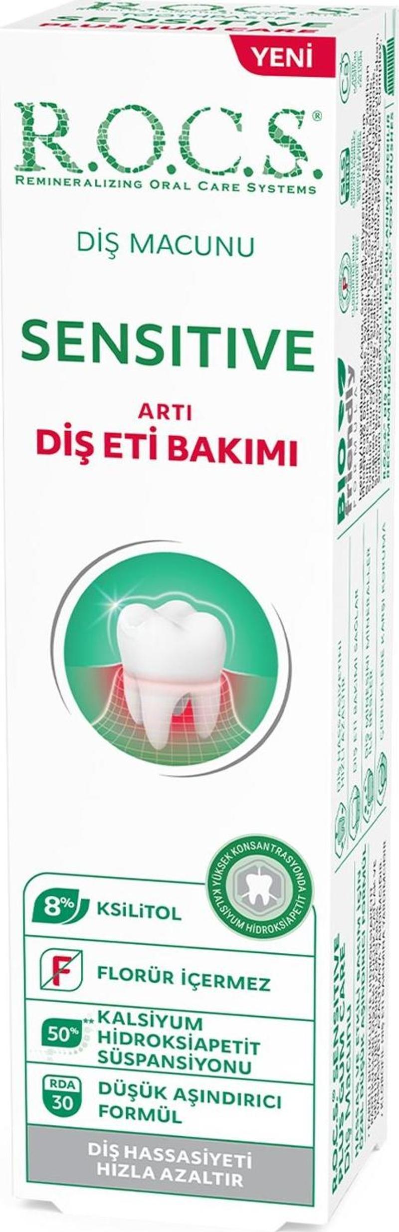 Sensitive Artı Diş Eti Bakımı Klorofilli Diş Macunu – 94gr