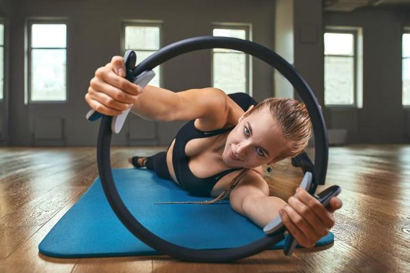 38 Cm Pilates Çemberi İ Yoga Egzersiz Halkası Spor Halkası