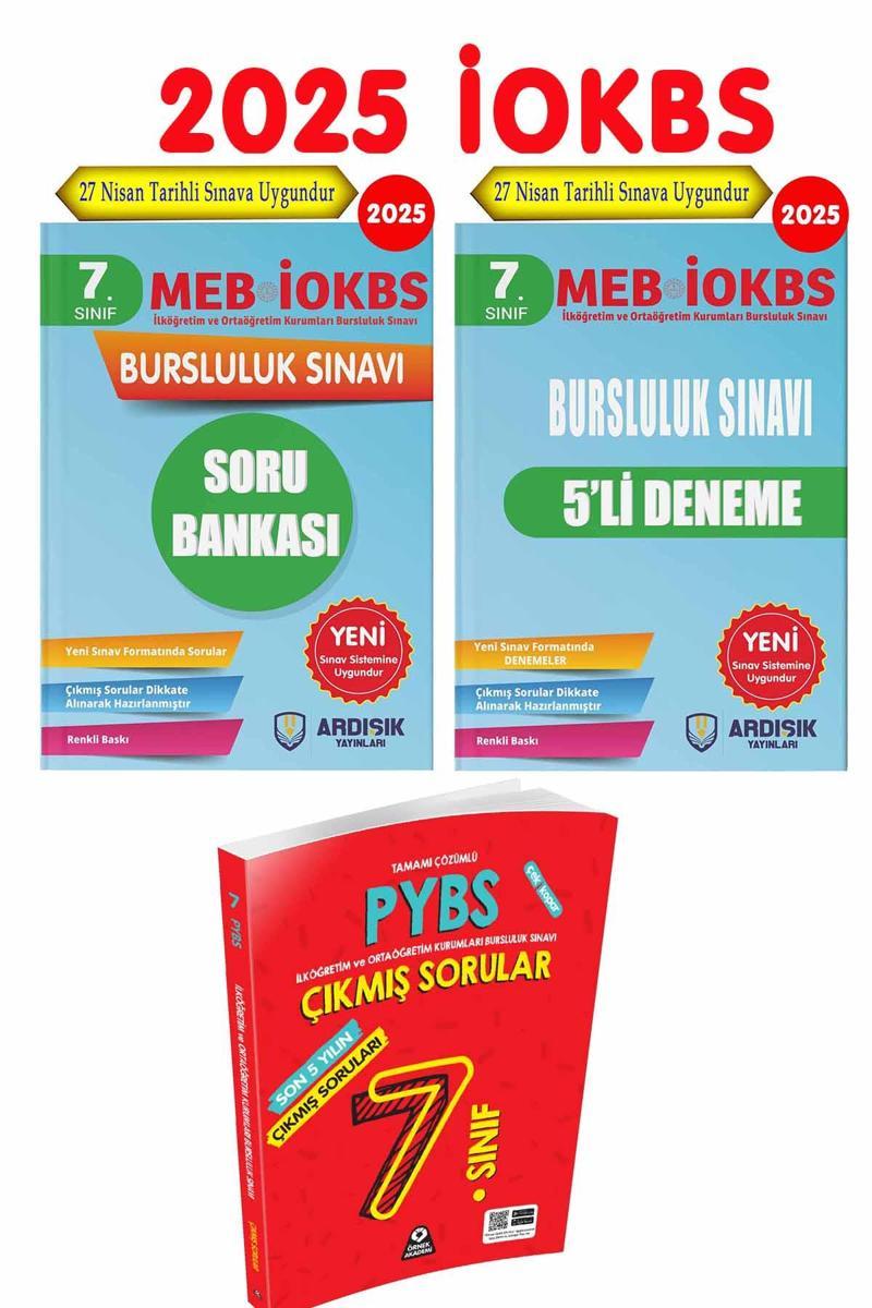 Örnek Akademi 7. Sınıf Bursluluk Sınavı Soru Bankası Deneme Sınavı ve Çıkmış Sorular Seti 2025 Bursluluk