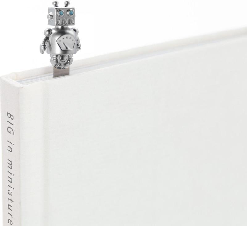 Robot Kitap Ayracı Gümüş