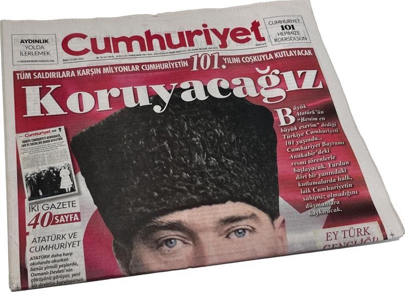 29 Ekim 2024 Cumhuriyet Gazetesi