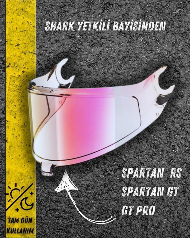 Spartan RS/GT/GT Pro Gündüz/Gece Kask Vizörü - Pembe