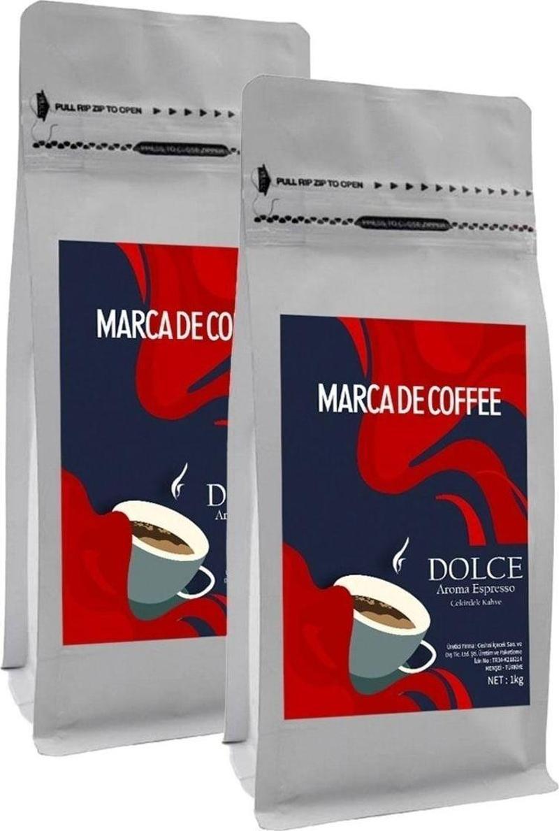 Dolce Espresso Çekirdek Kahve 2 X 1 Kg