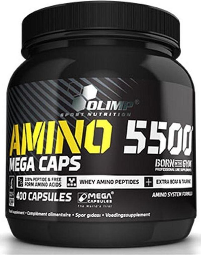 Amino 5500 Mega Caps 400 Kapsül Amino Asit