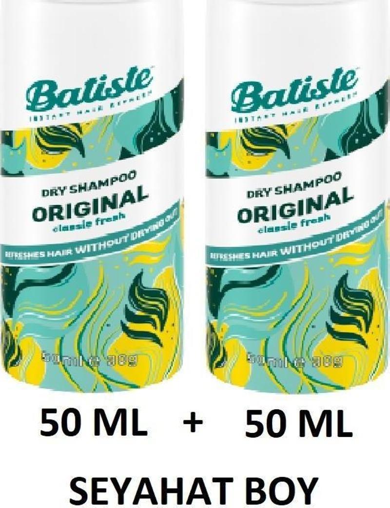 BATISTE KURU ŞAMPUAN ORIGINAL 50 ML   X 2 ADET