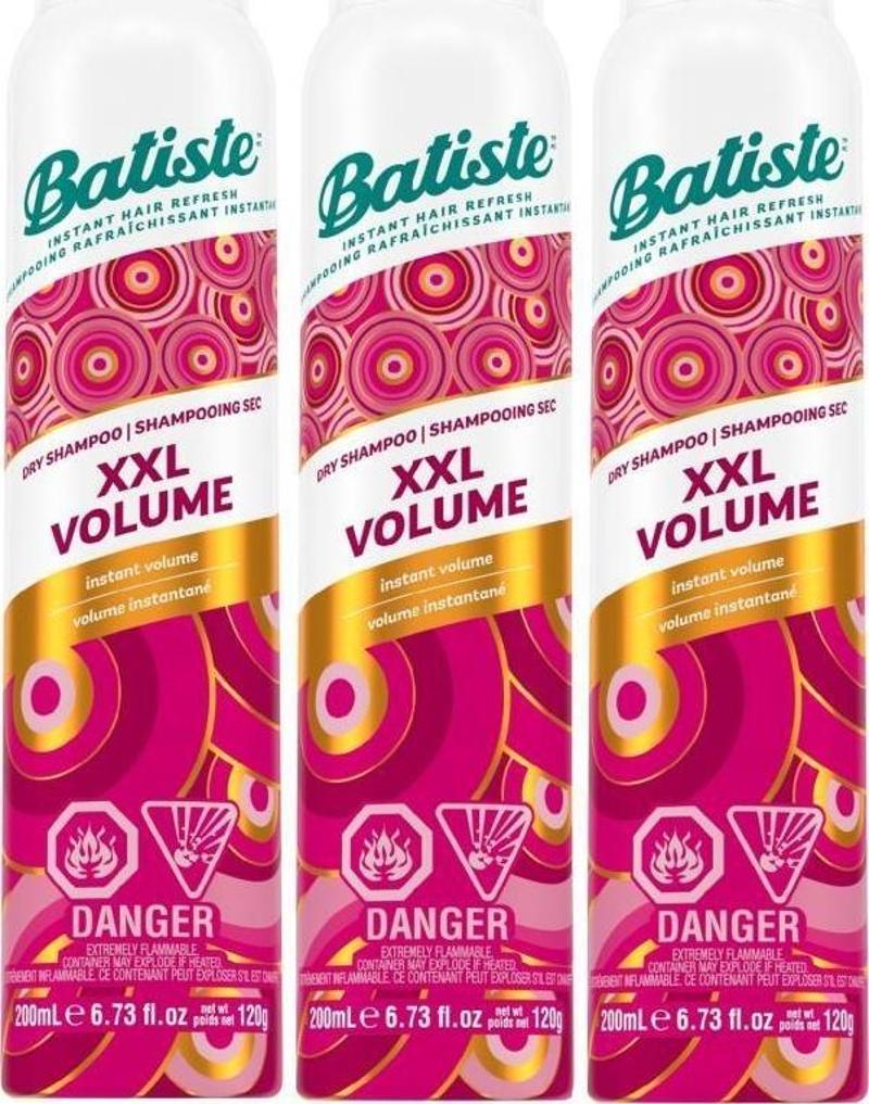 BATISTE KURU ŞAMPUAN XXL VOLUME 200 ML   X 3 ADET