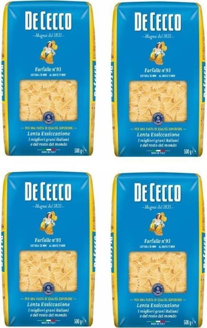 Farfalle 500 GR - Dececco Kelebek Makarna 500 Gx 4 adet