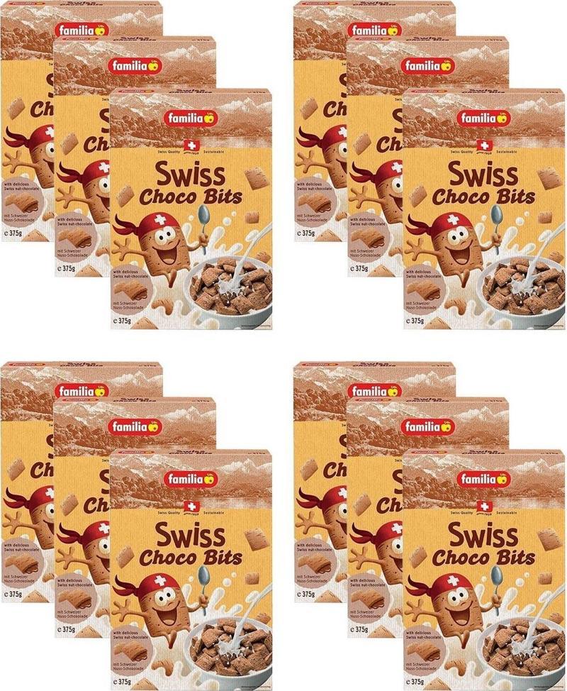 FAMILIA SWISS CHOCO-BITS 375 GR X 12 ADET