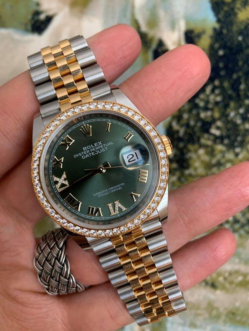 Rolex 126283RBR Datejust Çelik Altın Pırlantalı Kol Saati