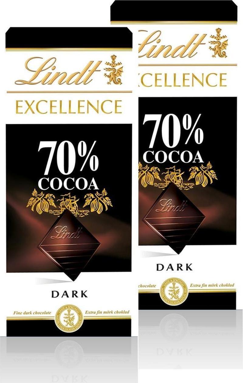 Excellence Dark %70 Çikolata 100 gr X 2