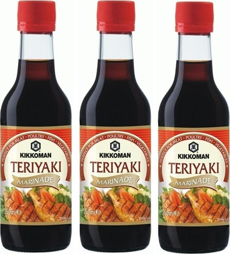 KIKKOMAN  TERİYAKİ MARİNE SOS 250 ML X 3 ADET