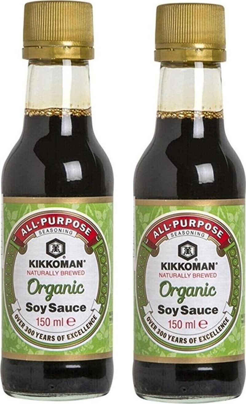 KIKKOMAN ORGANİK SOYA SOSU 150 ML X 2 ADET