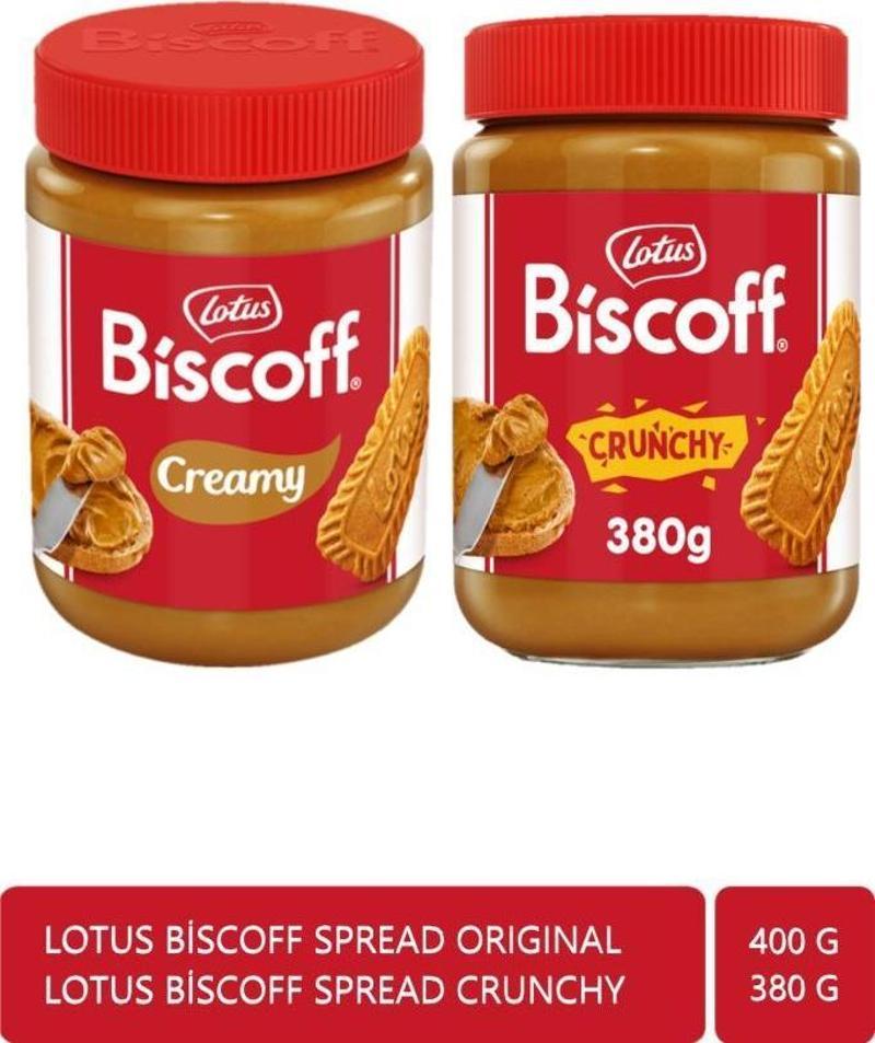 Biscoff Spread Original 400 Gr + Biscoff Spread Crunchy 380 Gr (ikisi Bir Arada)