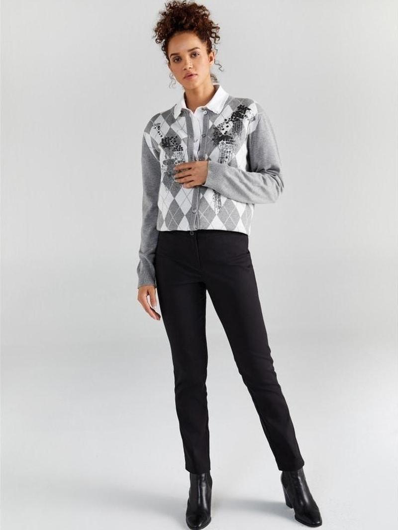 Kadın Slim Fit Klasik Pantolon