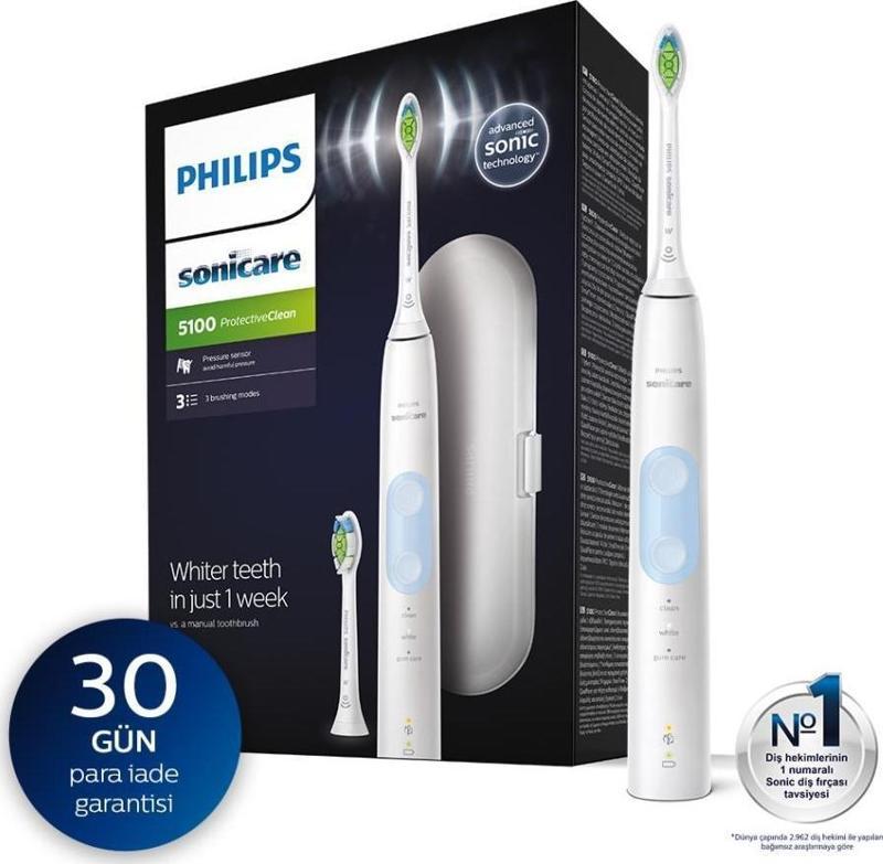 Sonicare HX6859/29 - ProtectiveClean 5100 - Sonic Şarjlı Diş Fırçası