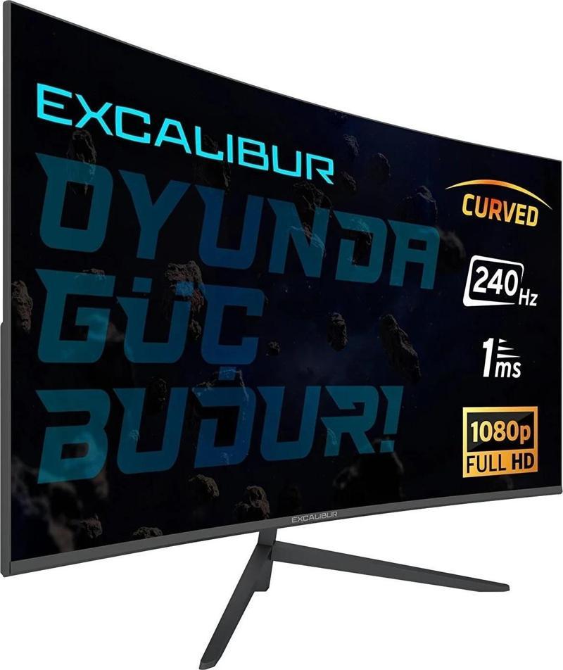 Excalibur M.E315FHD-G 31.5" 1 ms Full HD G-Sync FreeSync Curved Oyuncu Monitörü