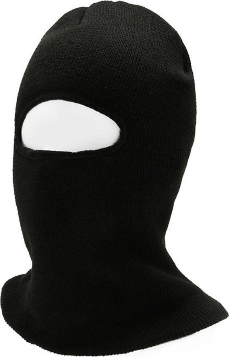 Unisex Erkek Kadın Termal Rüzgar Geçirmez Motorcu Kışlık Akrilik Triko Bere Kar Maskesi