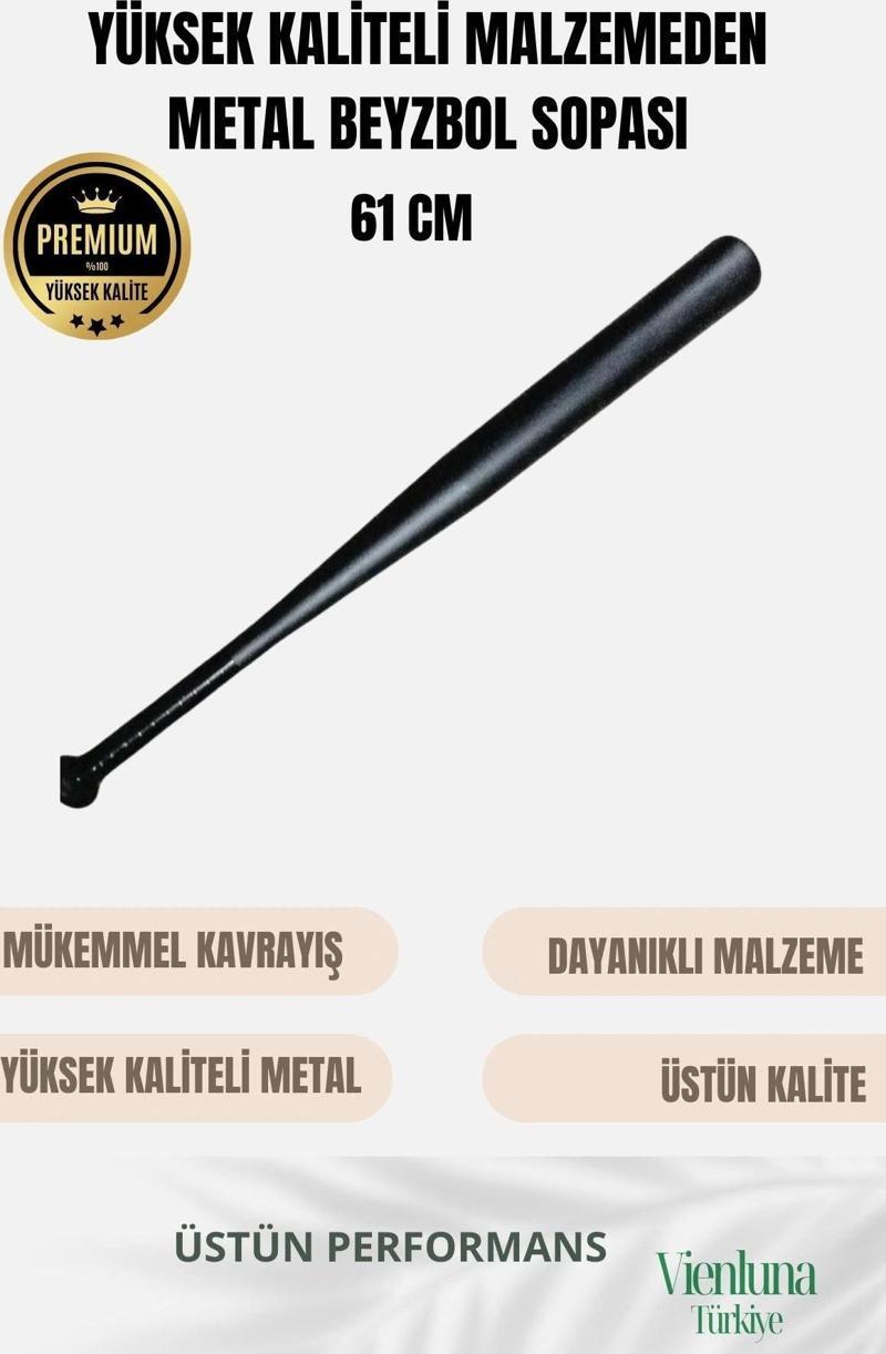 Üstün Tutuş Sağlayan Kırılmaz Ultra Dayanıklı Metal Süper Baseball Beyzbol Sopası 61 Cm