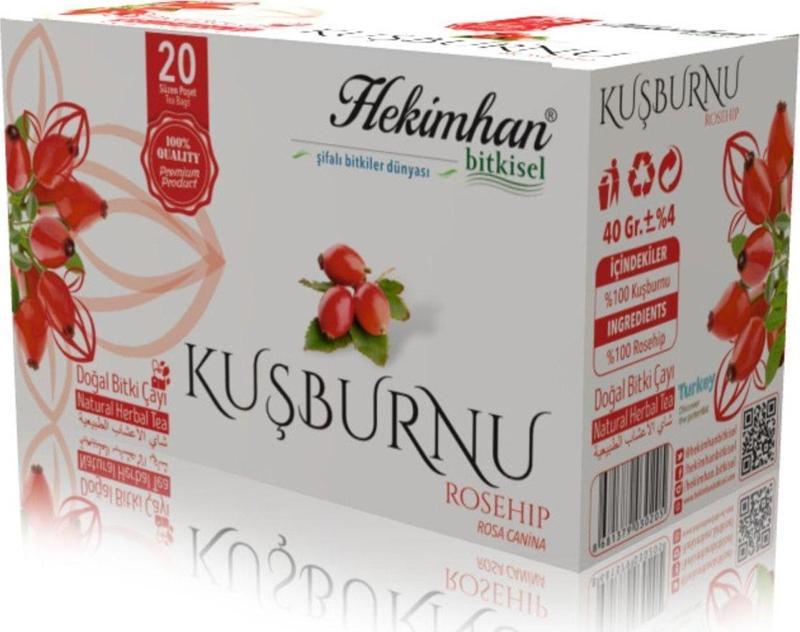 Kuşburnu Çay 20 Süzen Poşet