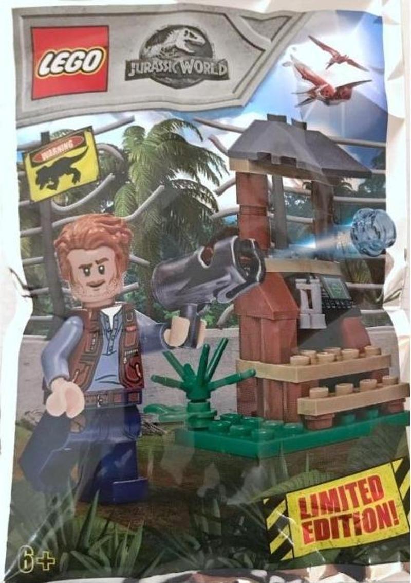 Jurassic World Owen and lookout post Set 121802 +6 Yaş (35 Parça)