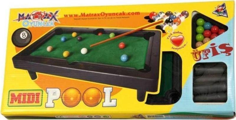 Oyuncak Midi Pool Orta Boy Bilardo Oyunu Akç-040